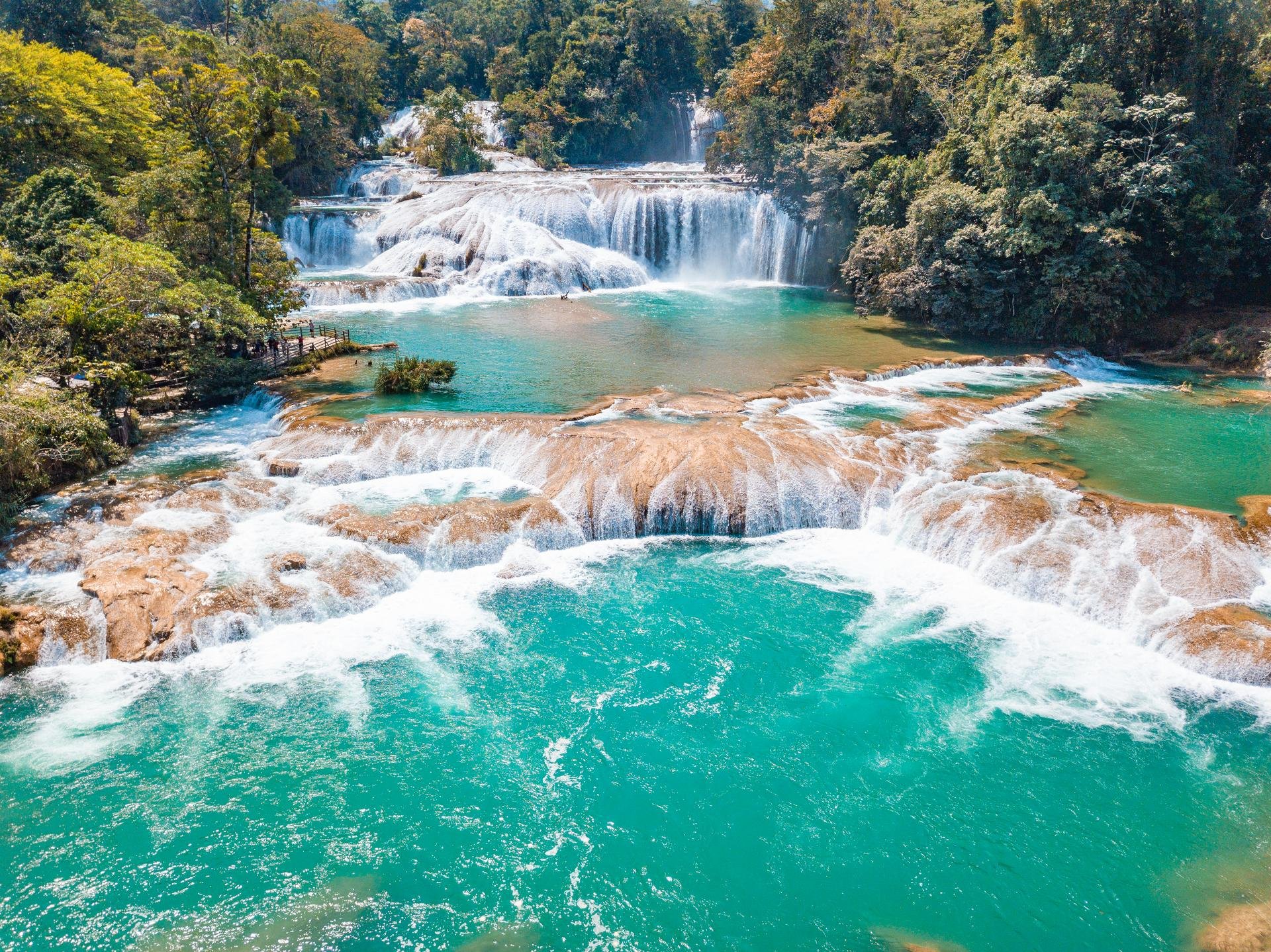 La cascade de Agua Azul