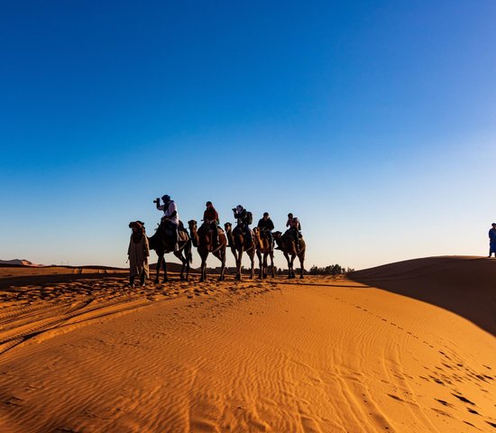 Le Maroc à dos de chameau