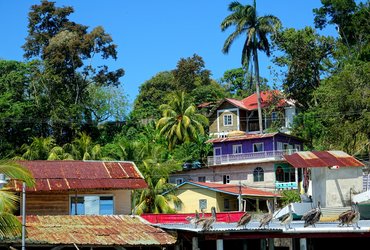 Village de livingstone au Guatemala