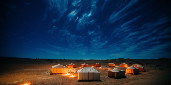 maroc desert erg chegaga nuit