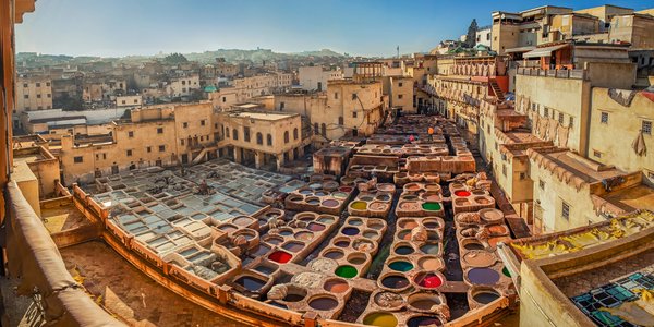 maroc fes tannerie