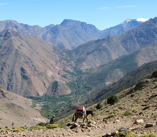 Montagnes du haut Altlas, Imlil, Maroc