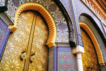 Maroc Rabat Palais royal porte