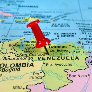 marquage sur la carte du Venezuela