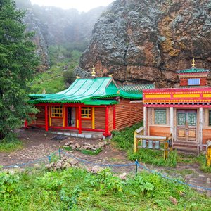Monastère de Tövkhön en Mongolie