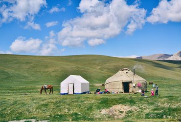mongolie yourte cheval