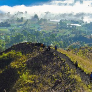 mont batur, bali, indonesie