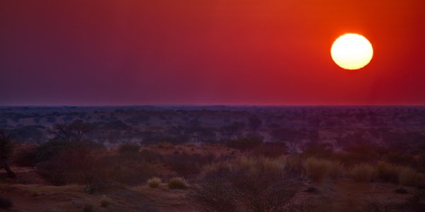 namibie desert kalahari coucher de soleil