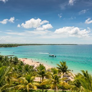 océan et plages de Baru, Carthagène, Colombie