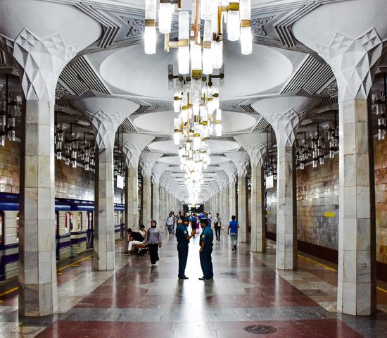 Gare de Tashkent, Ouzbékistan