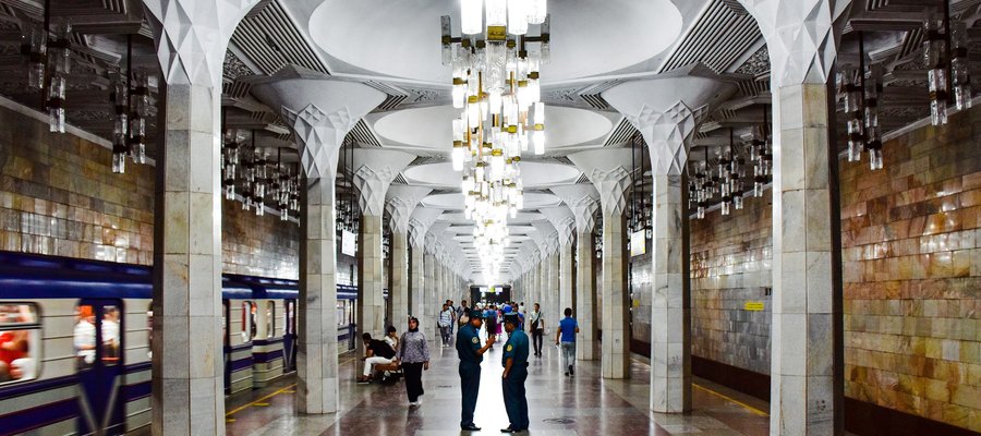 Gare de Tashkent, Ouzbékistan