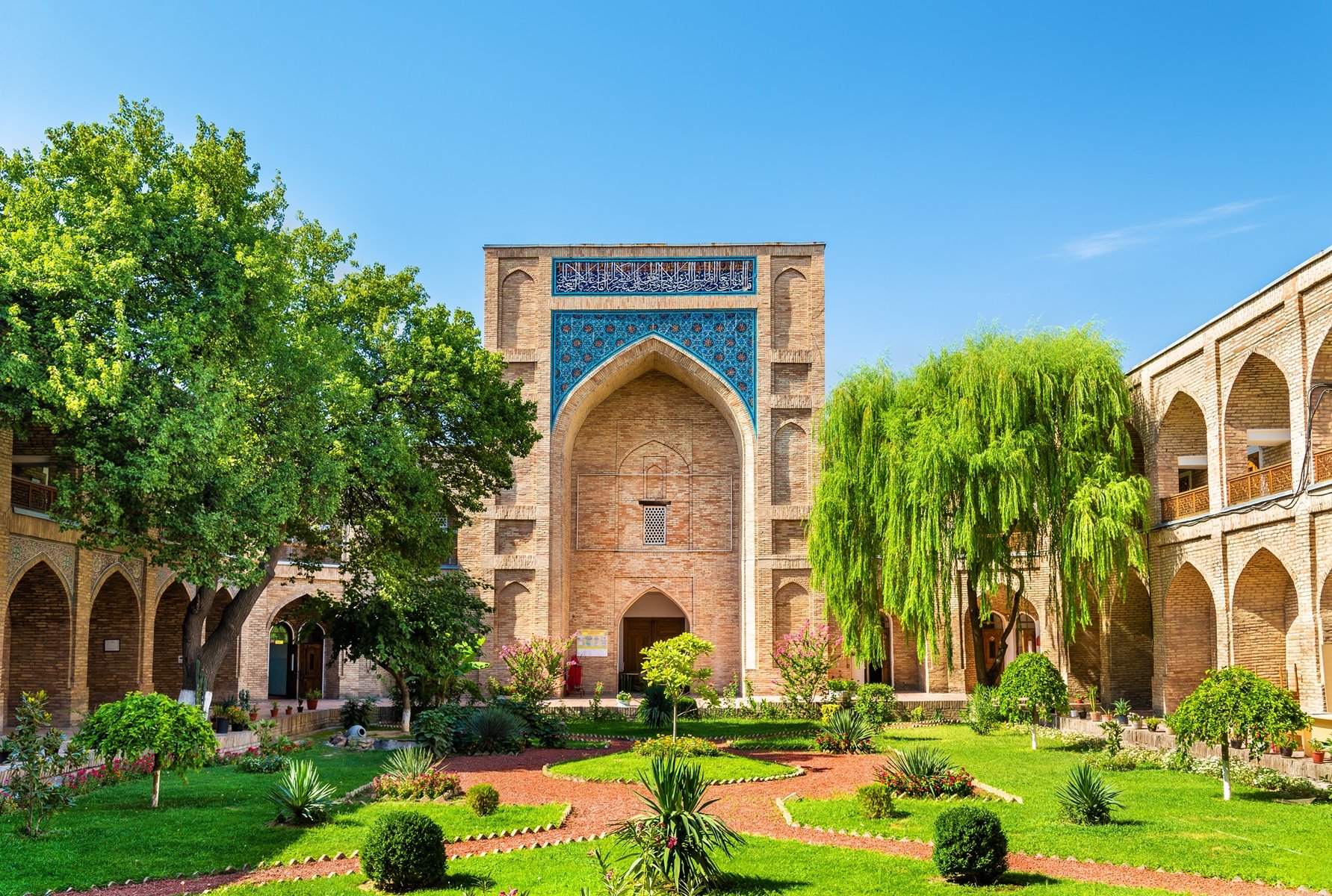 Madrasa médiévale en Ouzbékistan