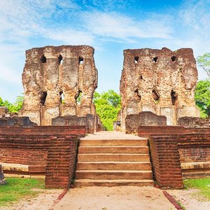 Palais royal  Parakramabahu Polonnaruwa  Sri Lanka