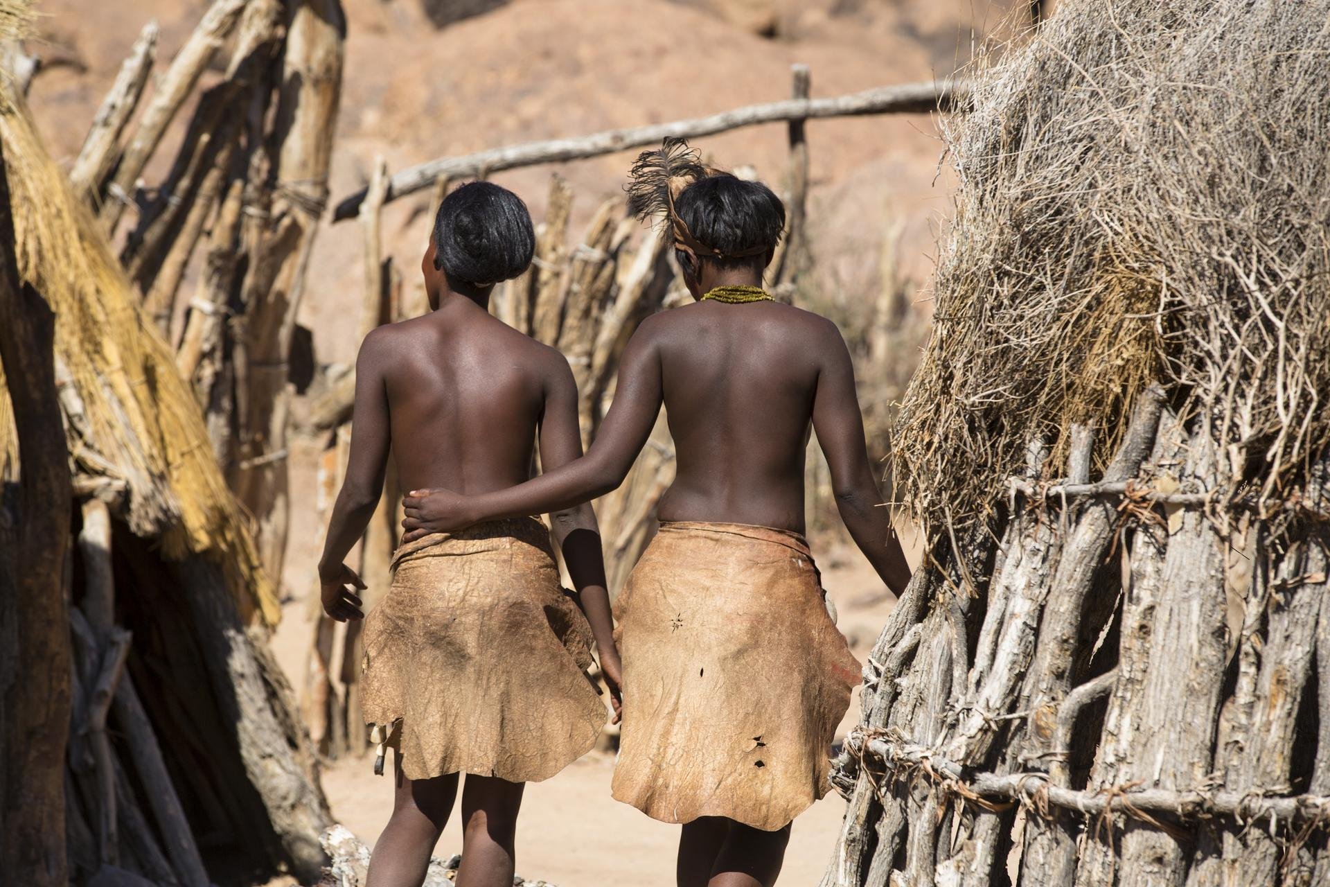 Peuple Damara en Namibie