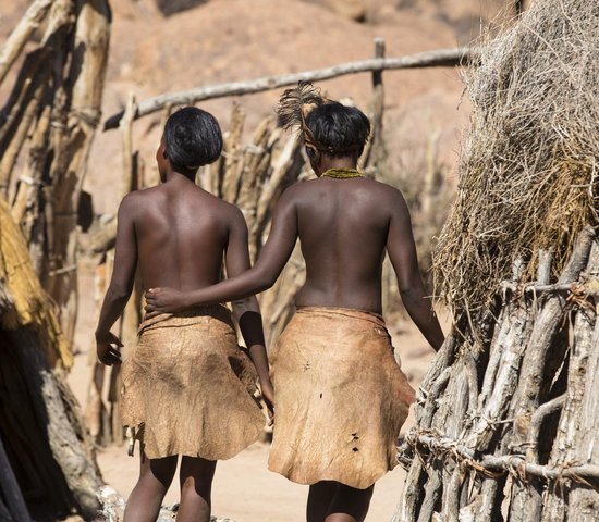 Peuple Damara en Namibie