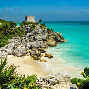 Plage à Tulum   Mexique