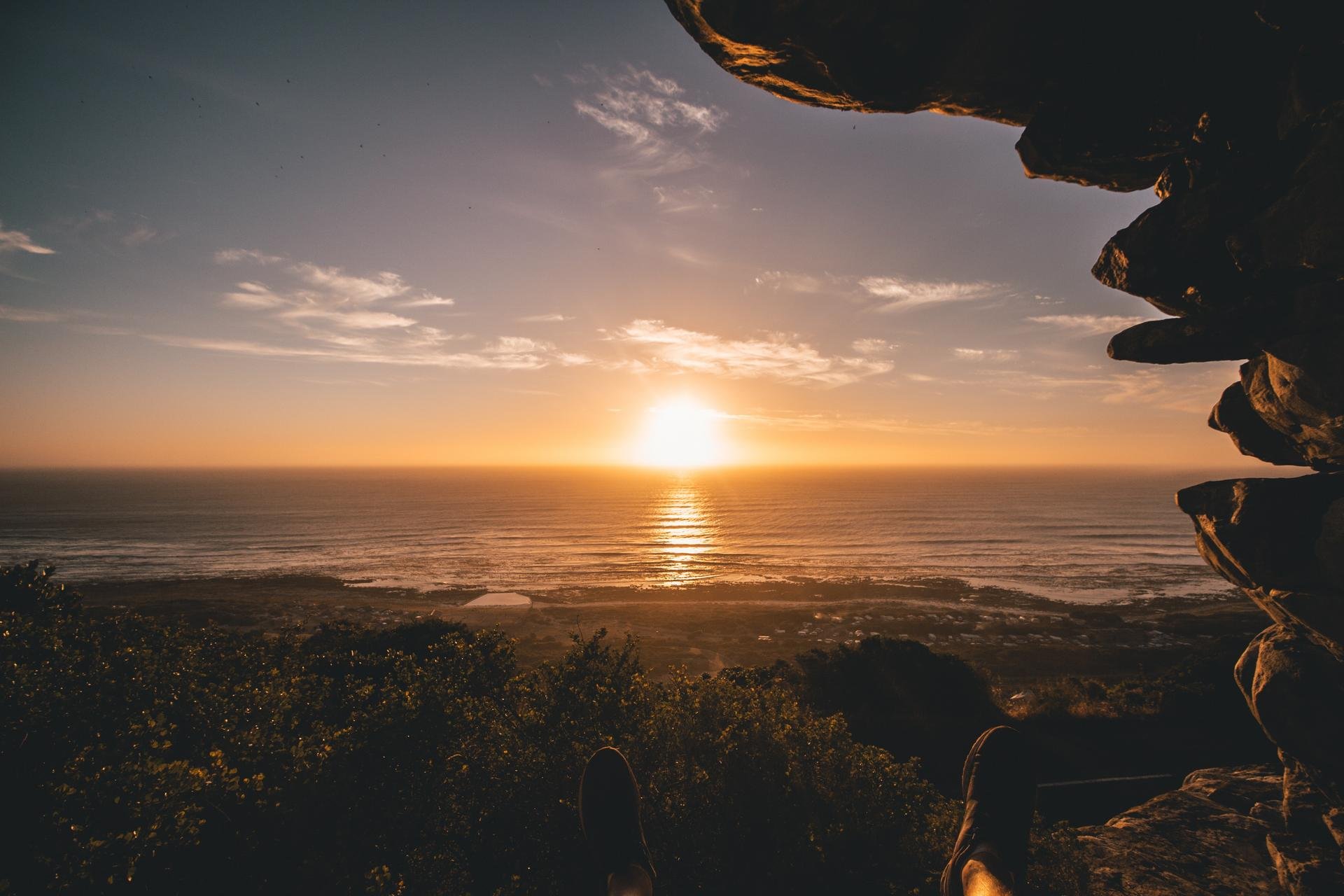 Plage Sunset Cape Town Afrique du Sud