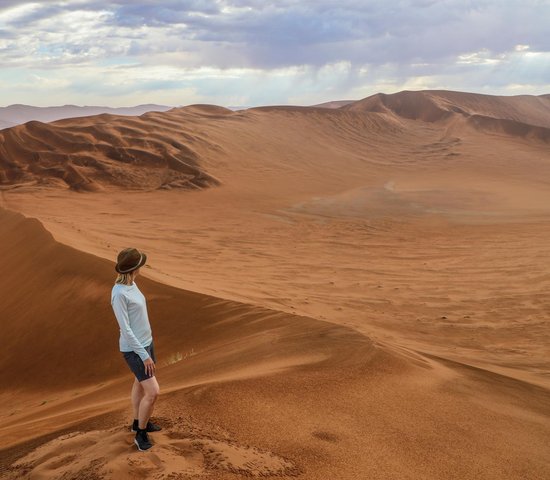 Randonnée dans le parc du Namib   Namibie