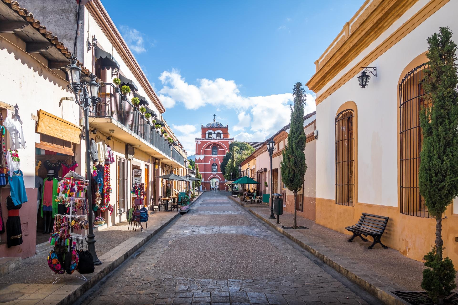 Rue San Cristobal de las Casas, Chiapas, Mexique