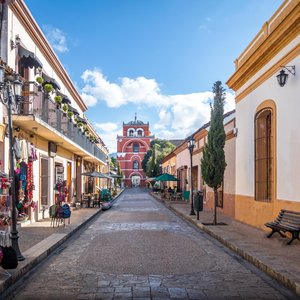 Rue San Cristobal de las Casas, Chiapas, Mexique