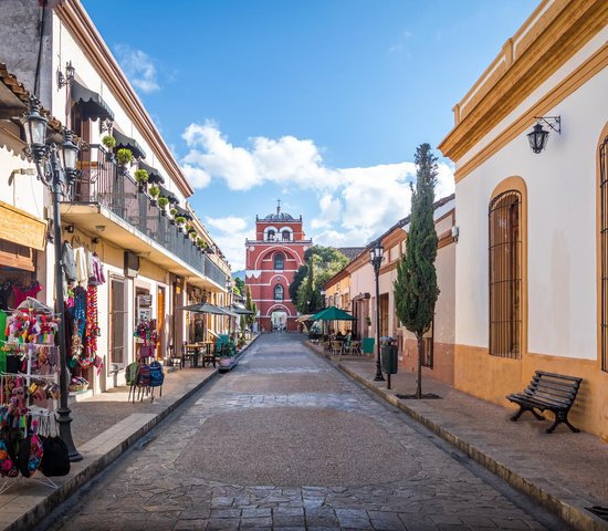 Rue San Cristobal de las Casas, Chiapas, Mexique