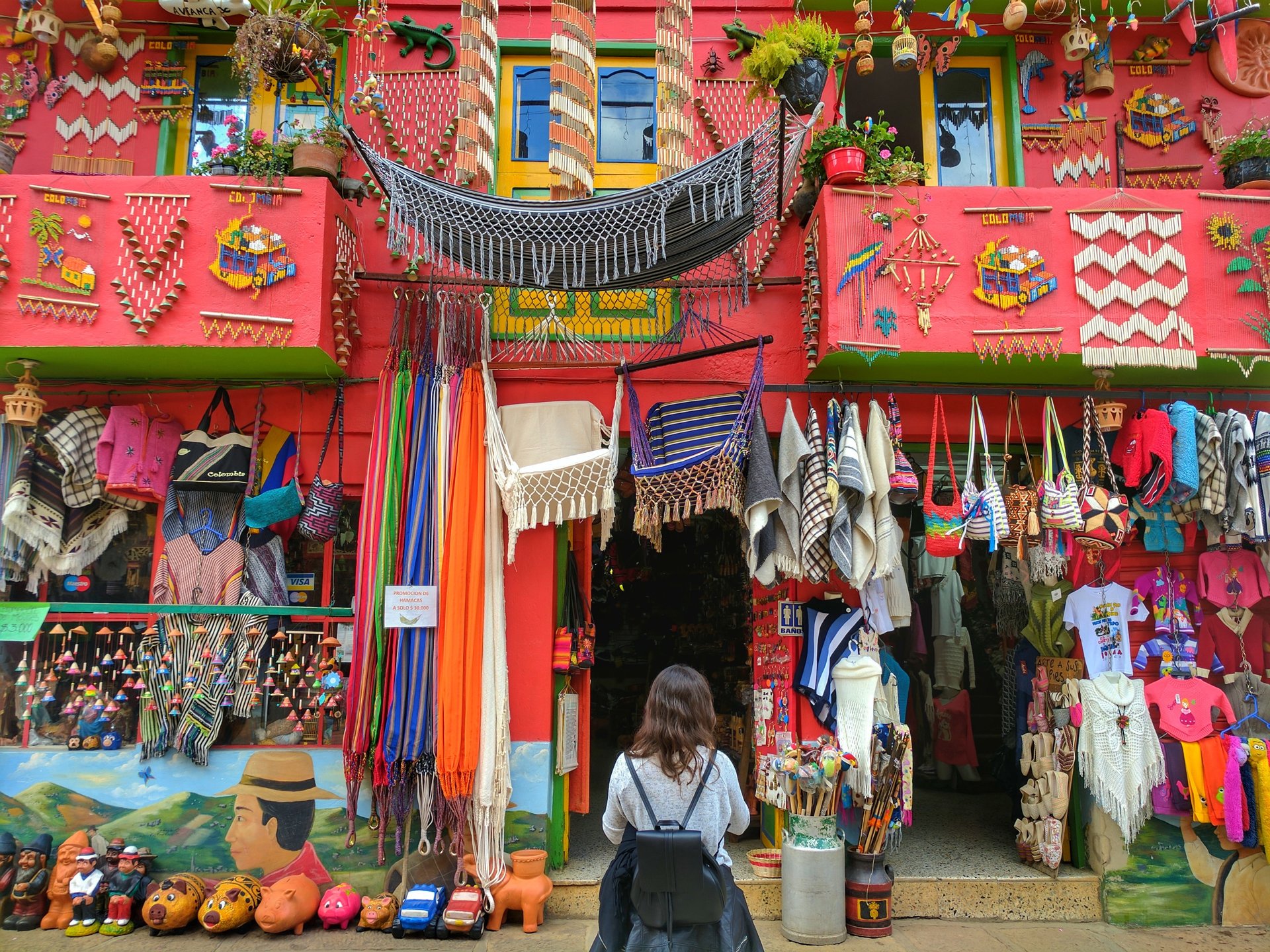 souvenirs et artisanat à ramaner de colombie