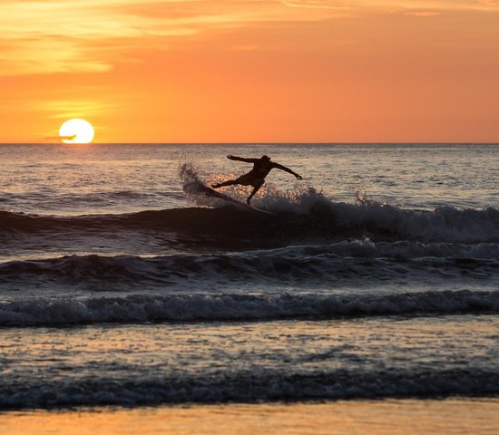 Surfer à Playa Negra   Costa Rica