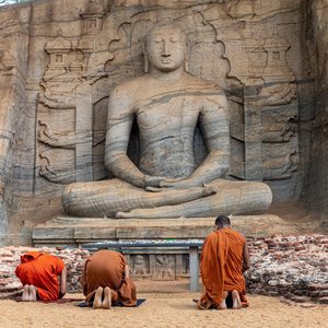 Temple à Polonnaruwa   Sri Lanka