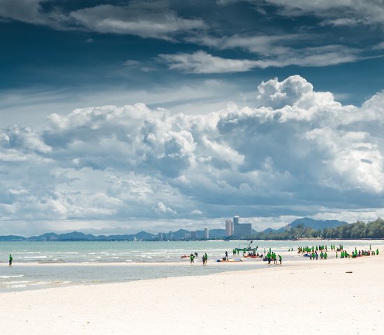 Plage de Cha Am, Thaïlande