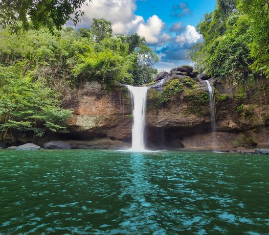 Parc national Khao Sok, cascade Haew Suwat, Thaïlande