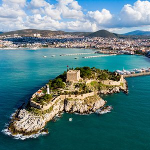 turquie kusadasi pigeon island