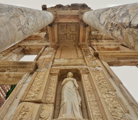 turquie temples bibliotheque celsus ephese