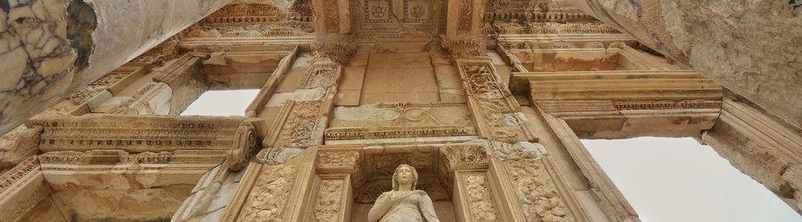turquie temples bibliotheque celsus ephese