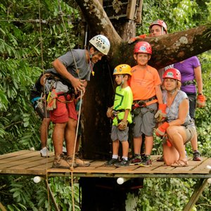 tyrolienne famille costa rica