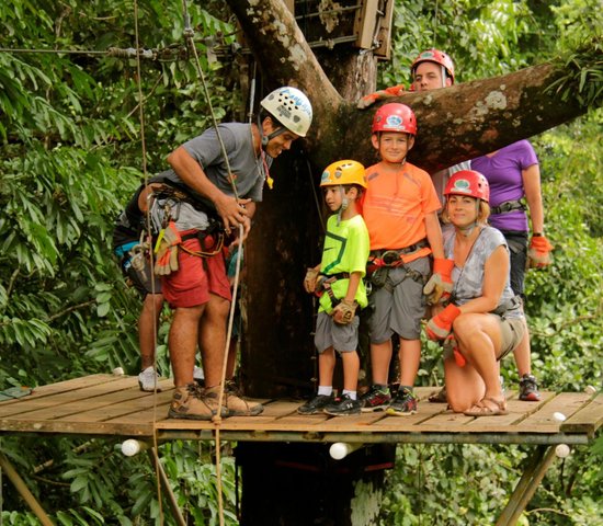 tyrolienne famille costa rica