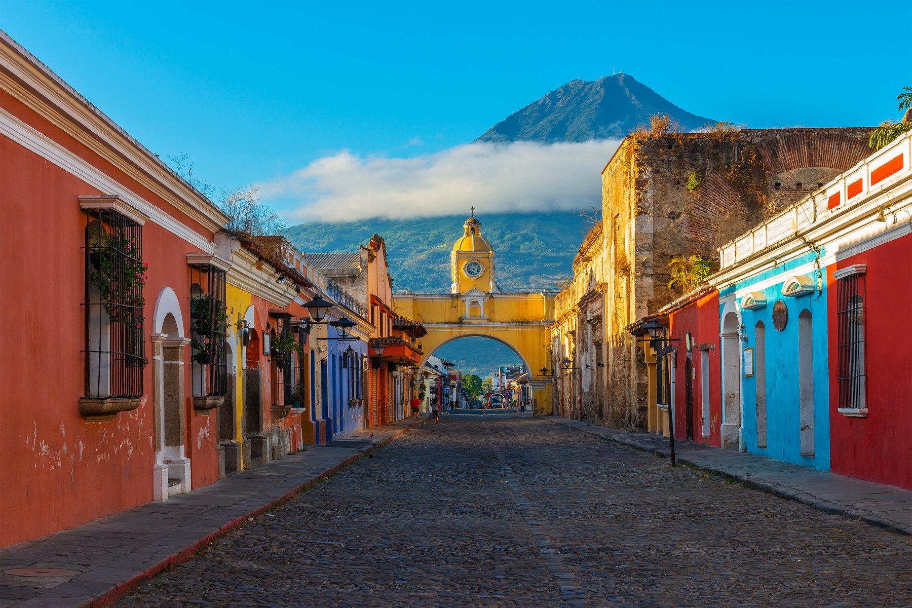Rue Santa Catalina au Guatemala