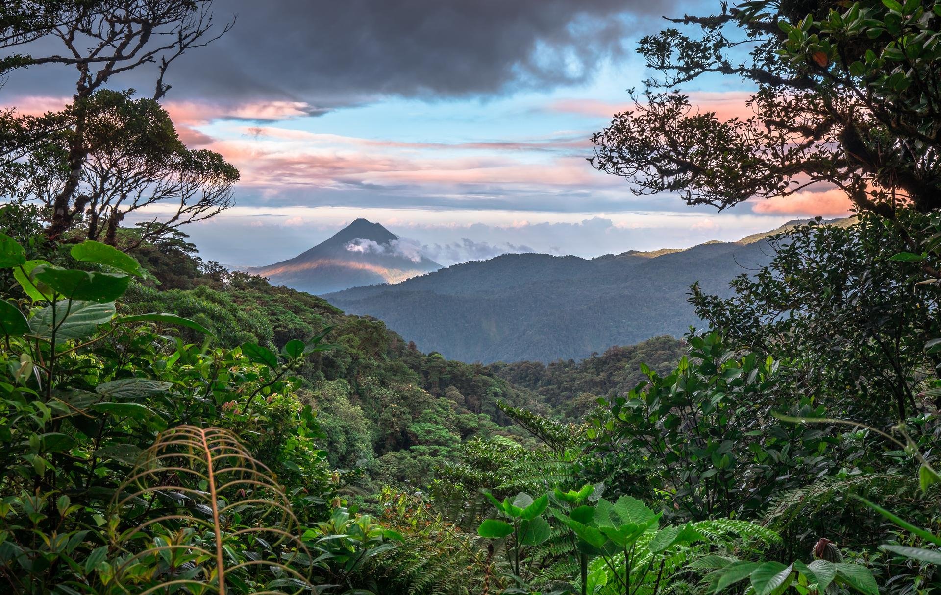 Volcan Arenal, région du Monteverde au Costa Rica