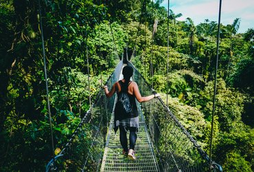 Pont suspendu au Costa Rica