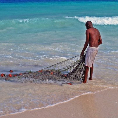 zanzibar ile plage peche